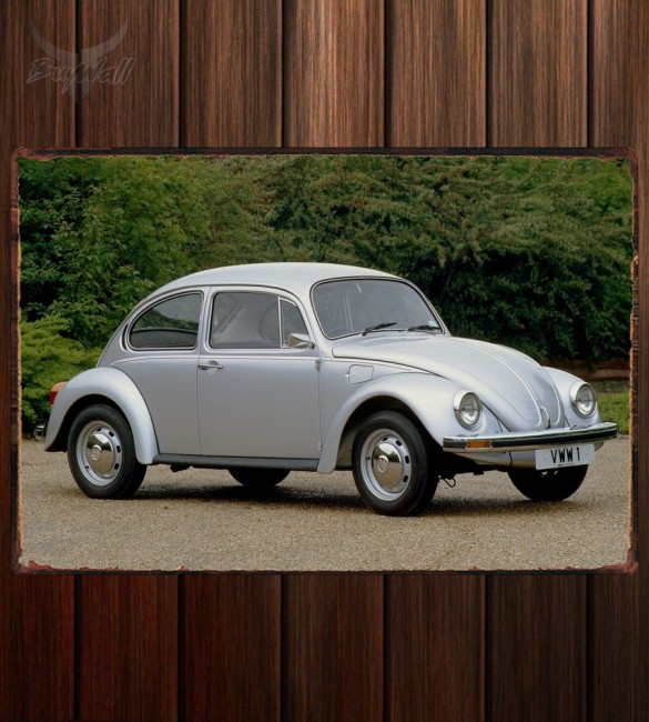Металлическая табличка Volkswagen Beetle 607 Металлическая табличка Volkswagen Beetle 607